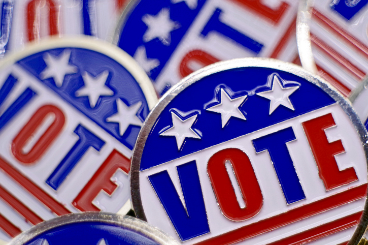 “Vote” Buttons Close-up