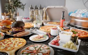 Variety of Delicious Foods on a Festive Dining Table
