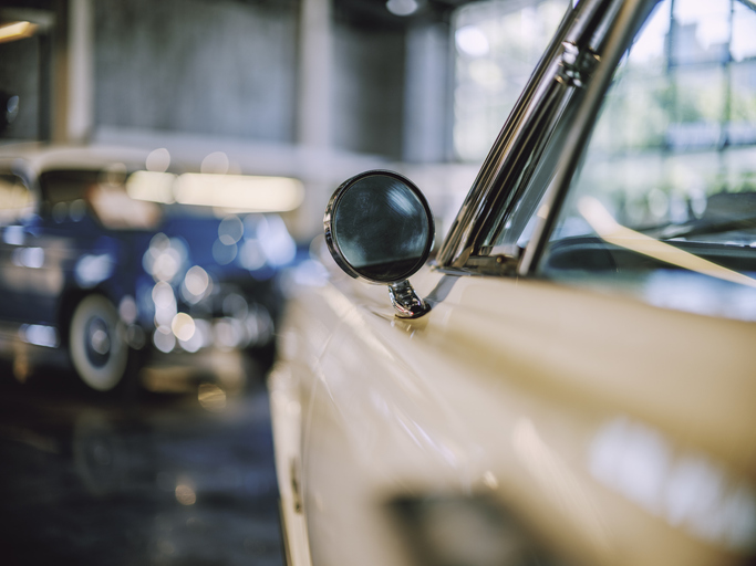 old car Rearview mirror