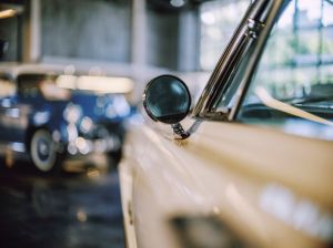 old car Rearview mirror