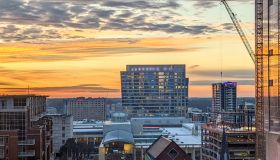 Charlotte north carolina early morning sunrise