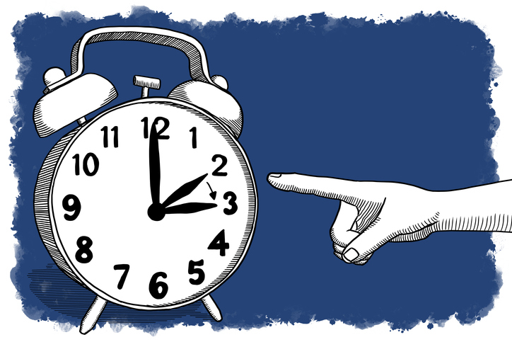 time change to daylight saving time