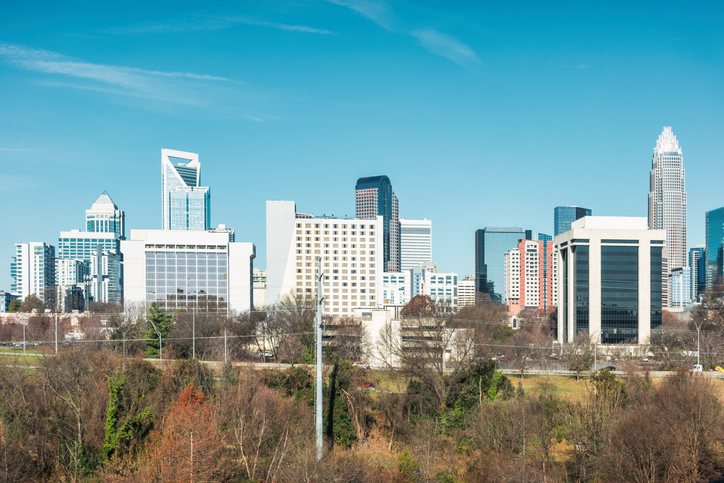 Charlotte North Carolina Skyline