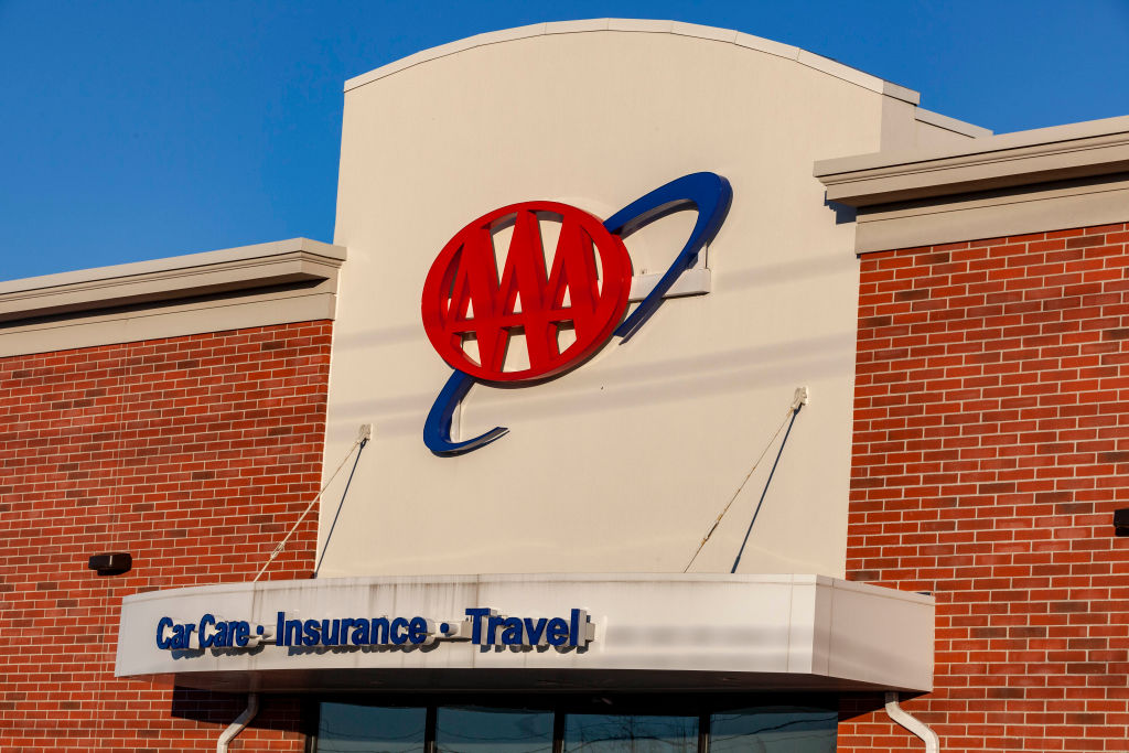 AAA Tire and Auto Service logo seen at one of their stores...