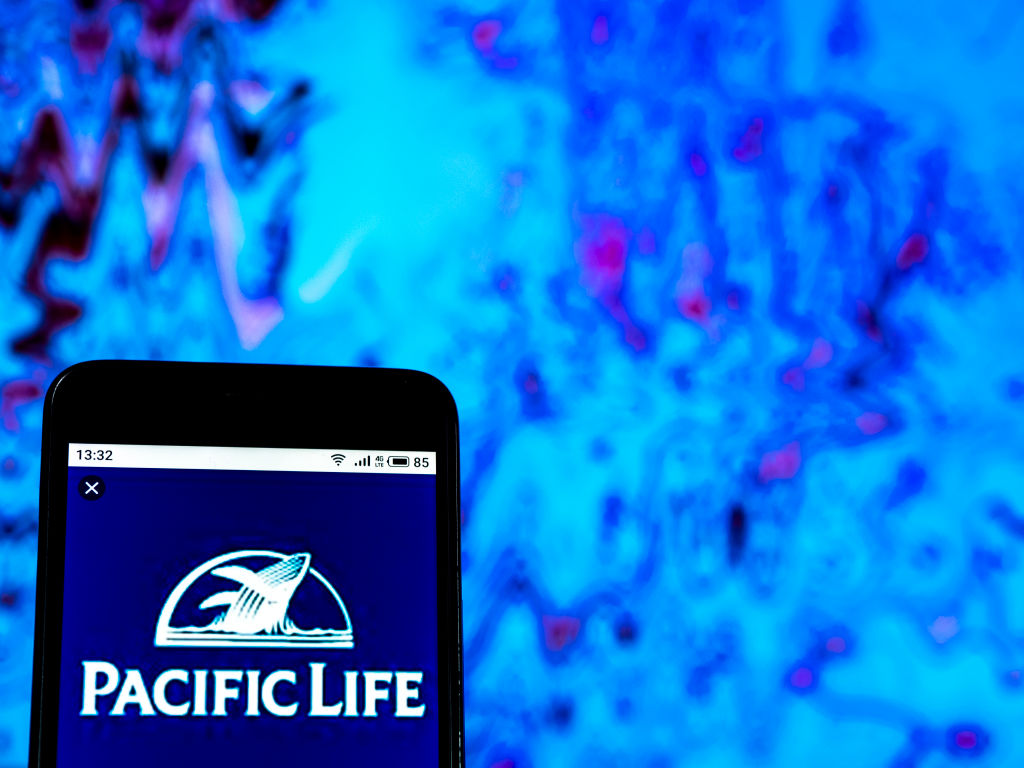 Pacific Life Insurance company logo seen displayed on a