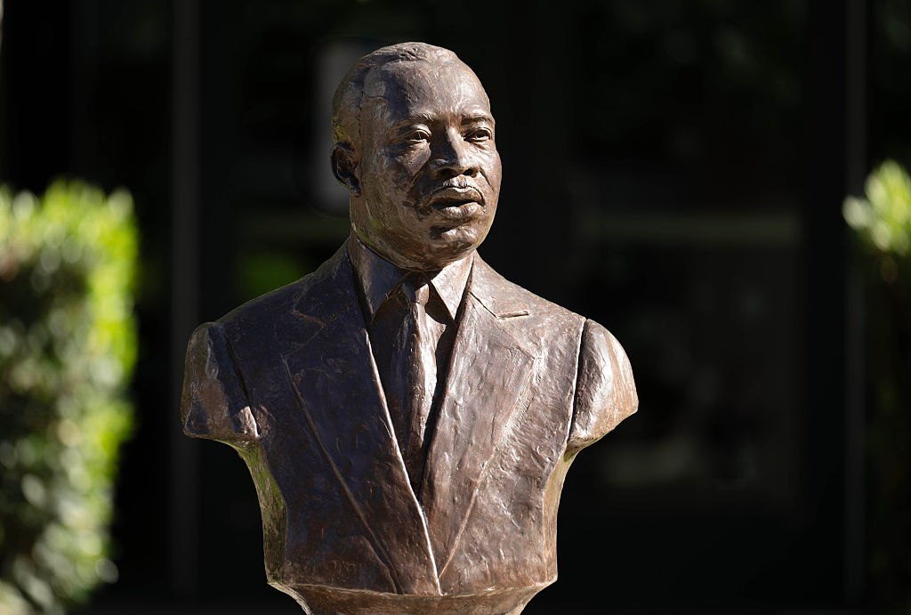 MLK Jr. remebered with a bust at Chapman University