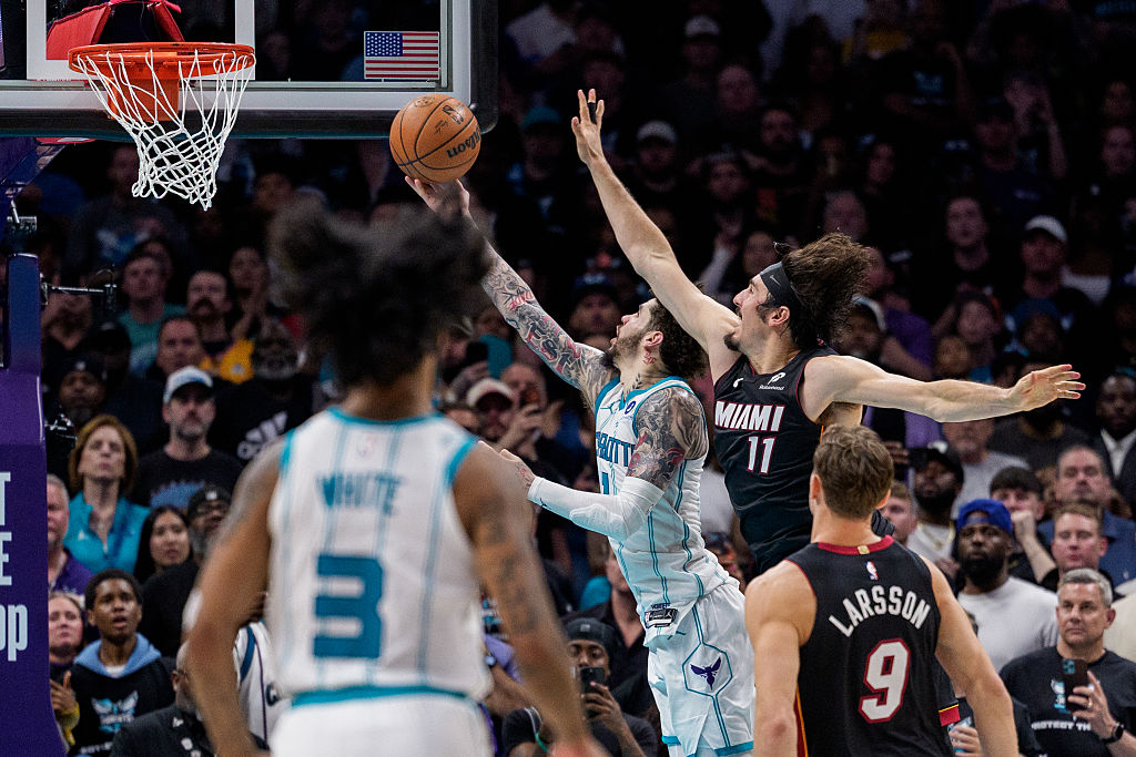 Miami Heat v Charlotte Hornets - Play-In Tournament