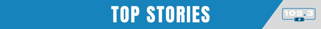 Top Stories text displayed on a blue background.